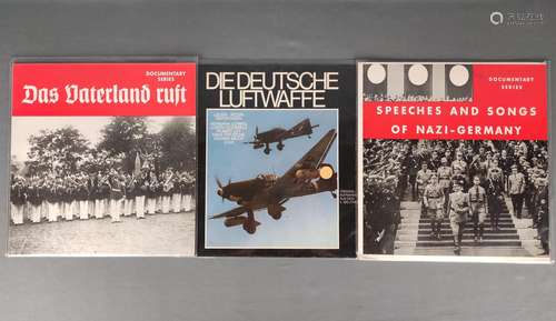 3 records, "Speeches and songs of Nazi-Germany", D...