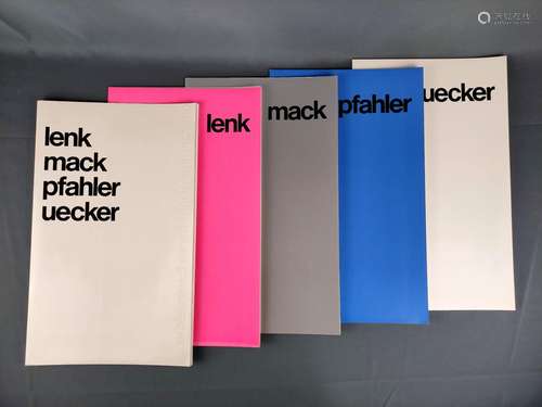 Art portfolio, "Lenk, Thomas/ Mack, Heinz/ Pfahler…