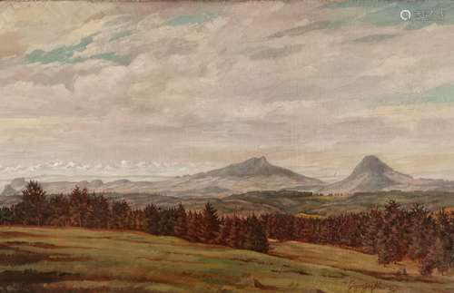 Geißler, Hugo (1895-1956 Tuttlingen) "Hegau Landsc…