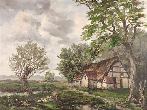 Heichele, Max (1930 - 1979 Munich) "Farmhouse", id...