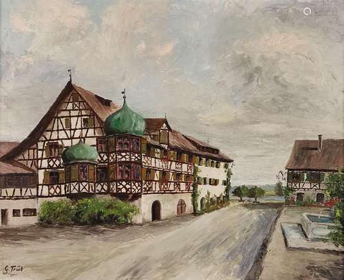 Trüb, G. (20th century) "Drachenburg in Gottlieben…