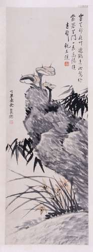 A CHINESE FOUR FRIENDS PAINTING, YUSHAOSONG MARK