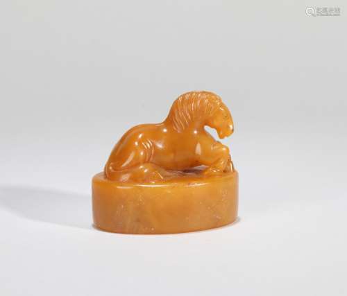 A TIANHUANG STONE HORSE SEAL