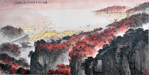 A CHINESE LAKE TAI IN AUTUMN, SONG WENZHI MARK