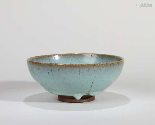 A LARGE JUN KILN BOWL