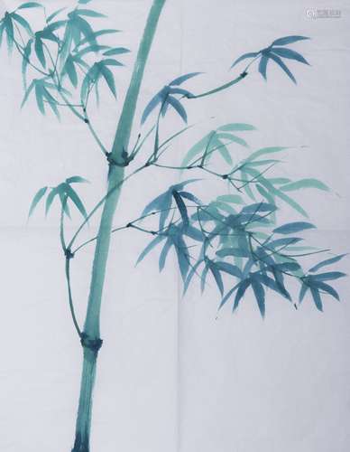 A CHINESE PAINTING OF BAMBOO