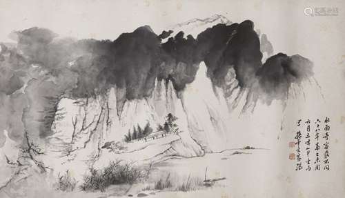 SUN YUNSHENG, ATTRIBUTED TO, LANSCAPE