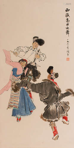 YE QIANYU (ATTRIBUTED TO, 1907-1995), FIGURE