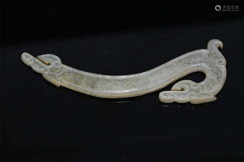 An Antique Jade Implement 