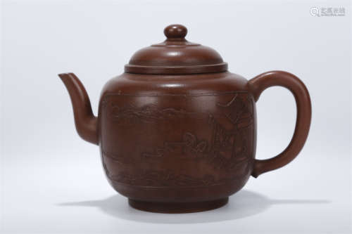 A Purple Clay Teapot 