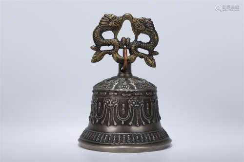 A Copper Dharma Implement Bell for Rite.