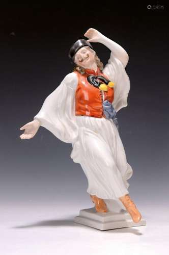 figurine, Herend, 2. Half 20.th c., dancing shepherd, H