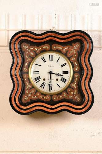 wall clock, with Morez work, France, Franche Comte around
