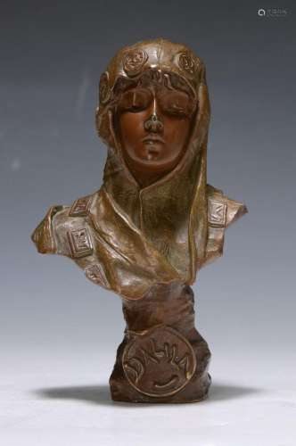 Emmanuel Villanis, 1858-1914, Bronze sculpturemarked