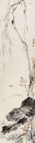王雪涛（1903～1982） 荷塘风趣 镜心 设色纸本
