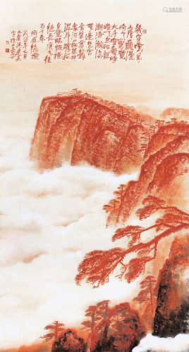 冯建吴（1910～1989） 1982年作 峨眉绝顶 镜心 设色纸本