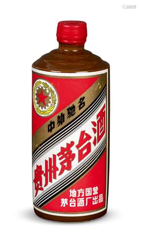 B:B80年代产五星牌贵州茅台酒(黑酱)