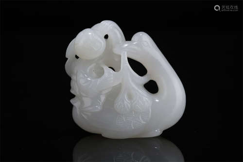 A Hetian Jade Carving Ornament.