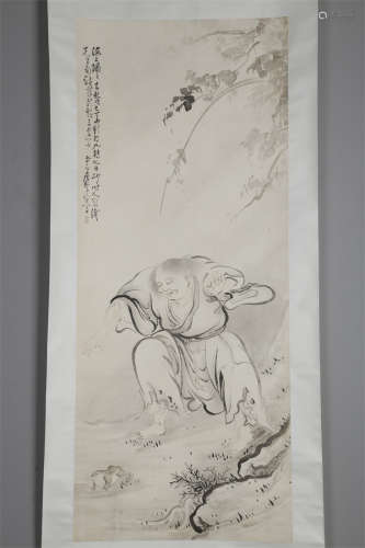 A Liuhai Playing with Gold Toad Painting.