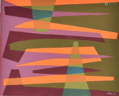 Peter, Geni (1908-1969) Abstracte compsitie 1961 (2)