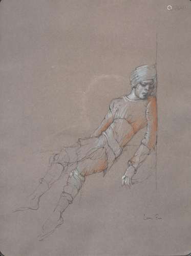 Fini, Leonor (Argentina Italy 1907-1996) Rustende oosterse j...