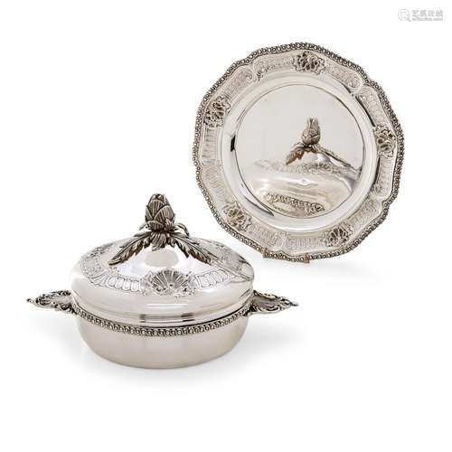 Lot of two silver 925 objects, Italy, 20th century