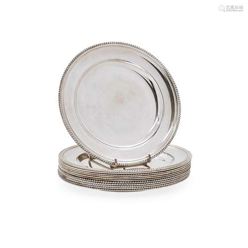 Miracoli - Twelve silver plates, Miracoli, Italy 20th Centur...