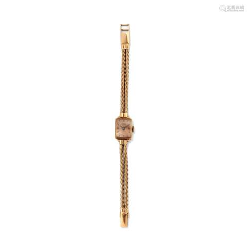 Vulcain - A 18k yellow gold lady's wristwatch, circa 19...