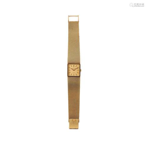 A 18K yellow gold man's wristwatch