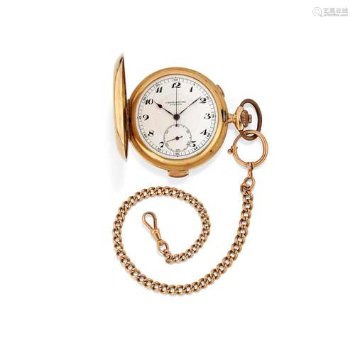 A 18K yellow gold pocket watch