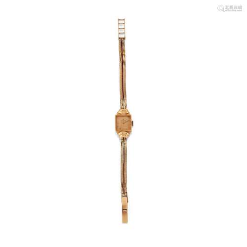 Rolex - A 18K yellow gold Rolex lady's wristwatch, circ...