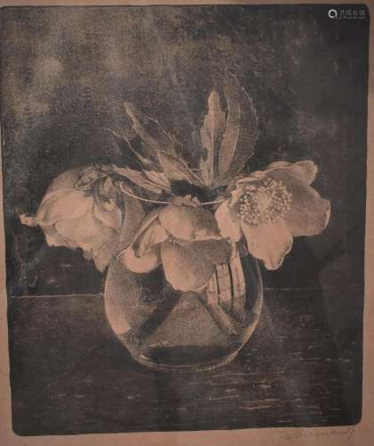 Voerman, Jan Jr (1890-1976) Vaas met bloemen