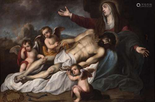 FRANCISCO GOMEZ DE VALENCIA (Granada, 1657- ¿?). "Lamen...