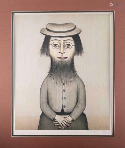 † Laurence Stephen Lowry (1887-1976), 'Woman with Beard...