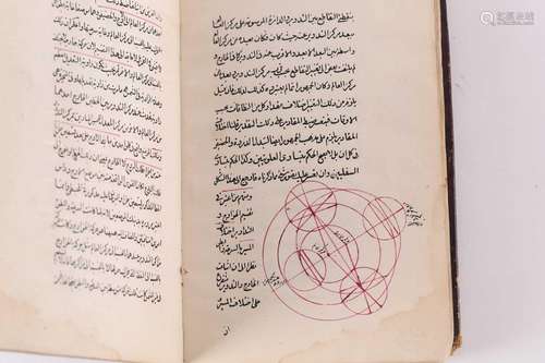 A Persian leather-bound volume relating to astronomy and geo...