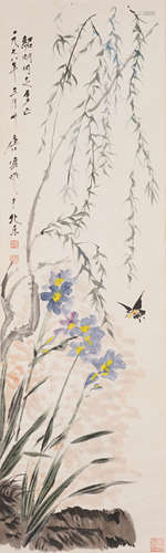 Chinese Flower Painting by Tang Yun