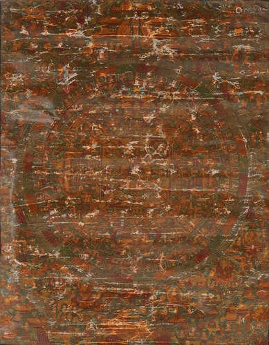 Tibetan Thangka of Astrology