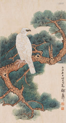 Chinese Bird-and-Flower Painting by Xie Zhiliu