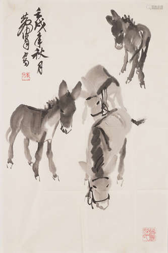 The Donkeys,by Huang Zhou