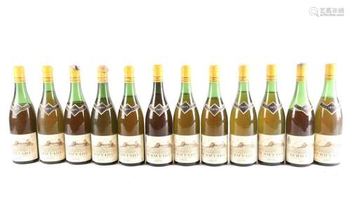 Twelve bottles of 1971 Vouvray Le Haut Lieu, in original car...