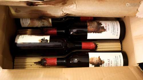 Twelve bottles of Australian Pirramimma 1971 Shiraz Dry Red ...