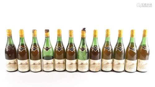 Twelve bottles of 1971 Vouvray Le Haut Lieu, in original car...