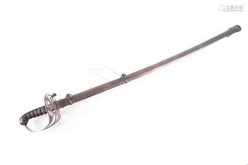 A Victorian Rifle regiment officers sword, 1827 pattern, wit...