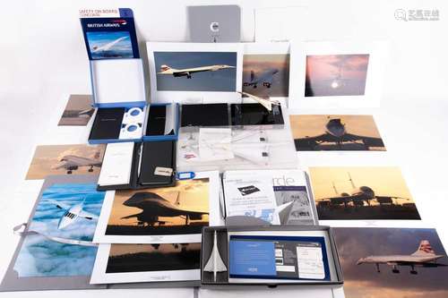 A collection of items relating to the last British Airways C...