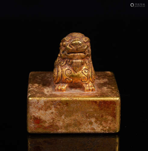 Gilt Mythical Beast Seal