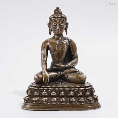 Silver Figure of Buddha