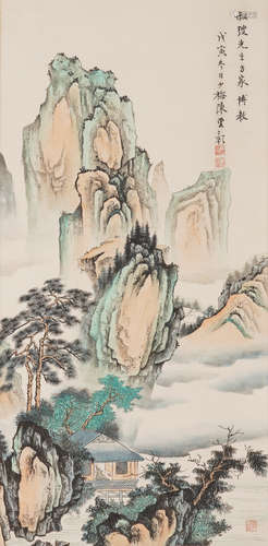 Chinese Landscape Painting by Chen Shaomei