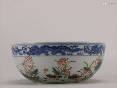 A Chinese Famille Rose Porcelain Bowl