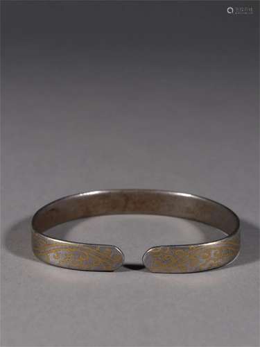 A Chinese Gilt Silver Bracelet