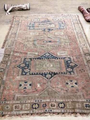 An antique Soumac carpet, approx. 240 x 200cm